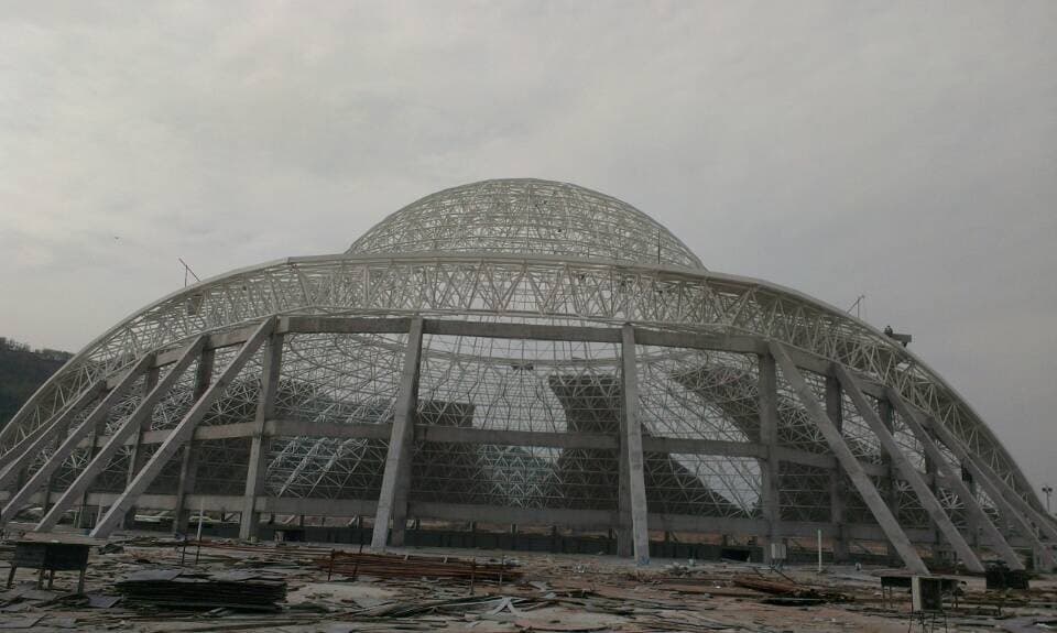 青浦干煤棚网架加工厂